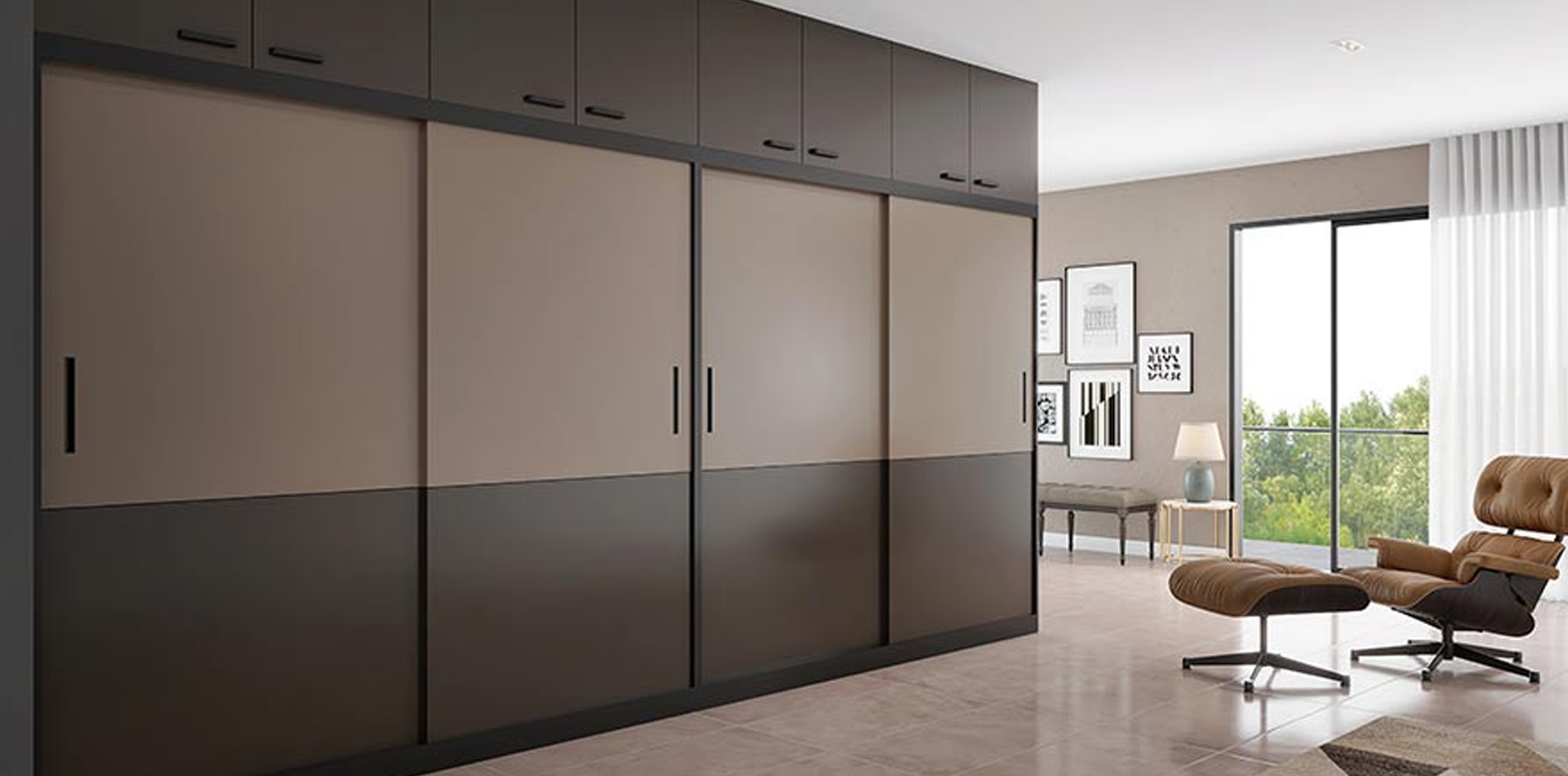 Bedroom and modular wardrobe Ahmedabad