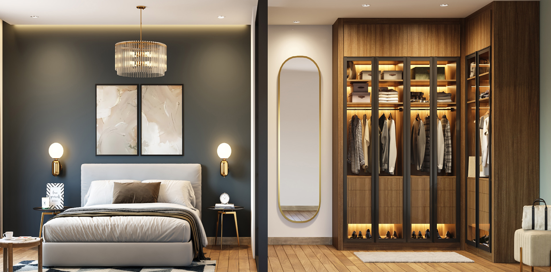 Functional bedroom modular units Ahmedabad