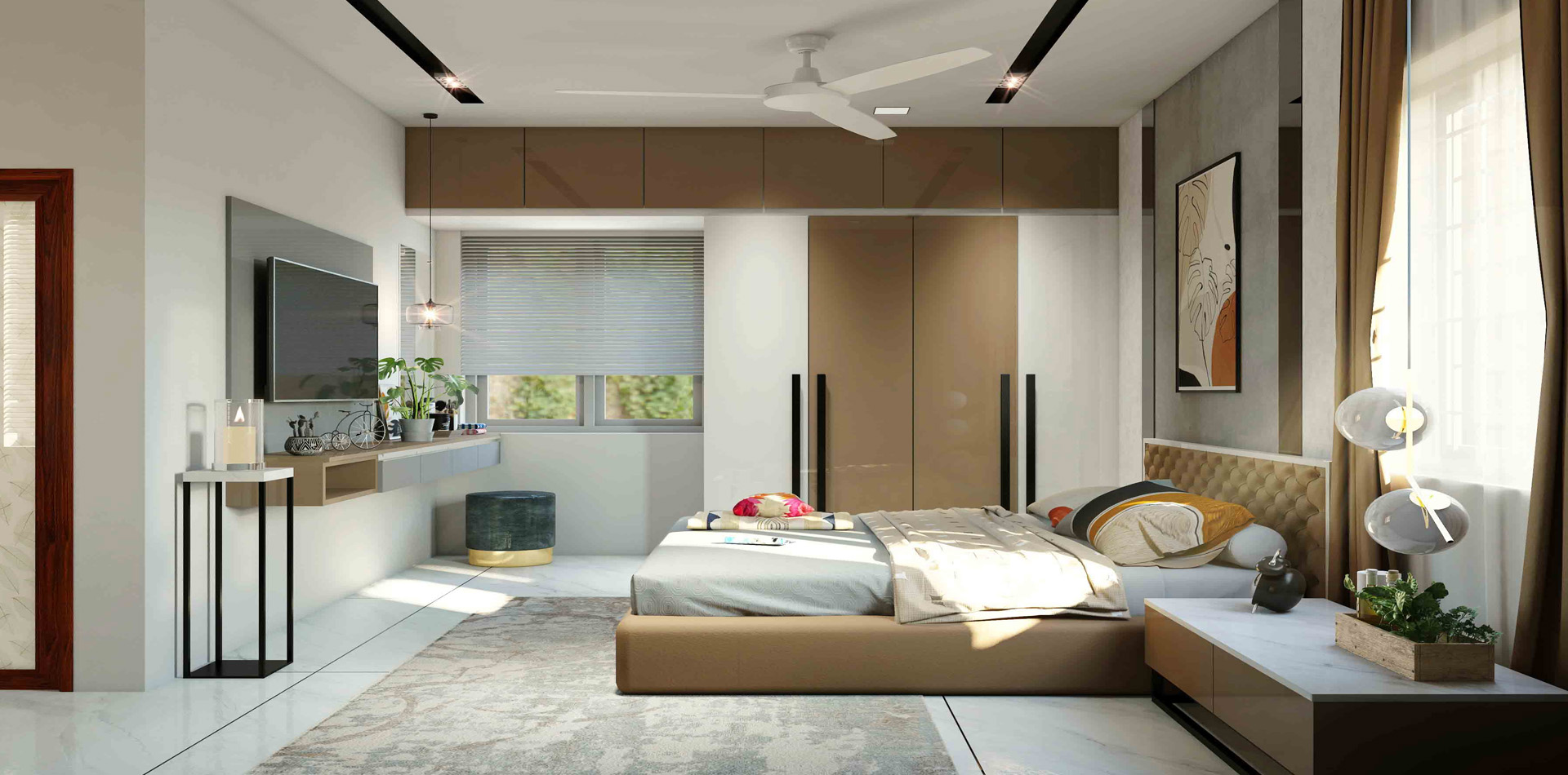 Functional modular bedroom Ahmedabad