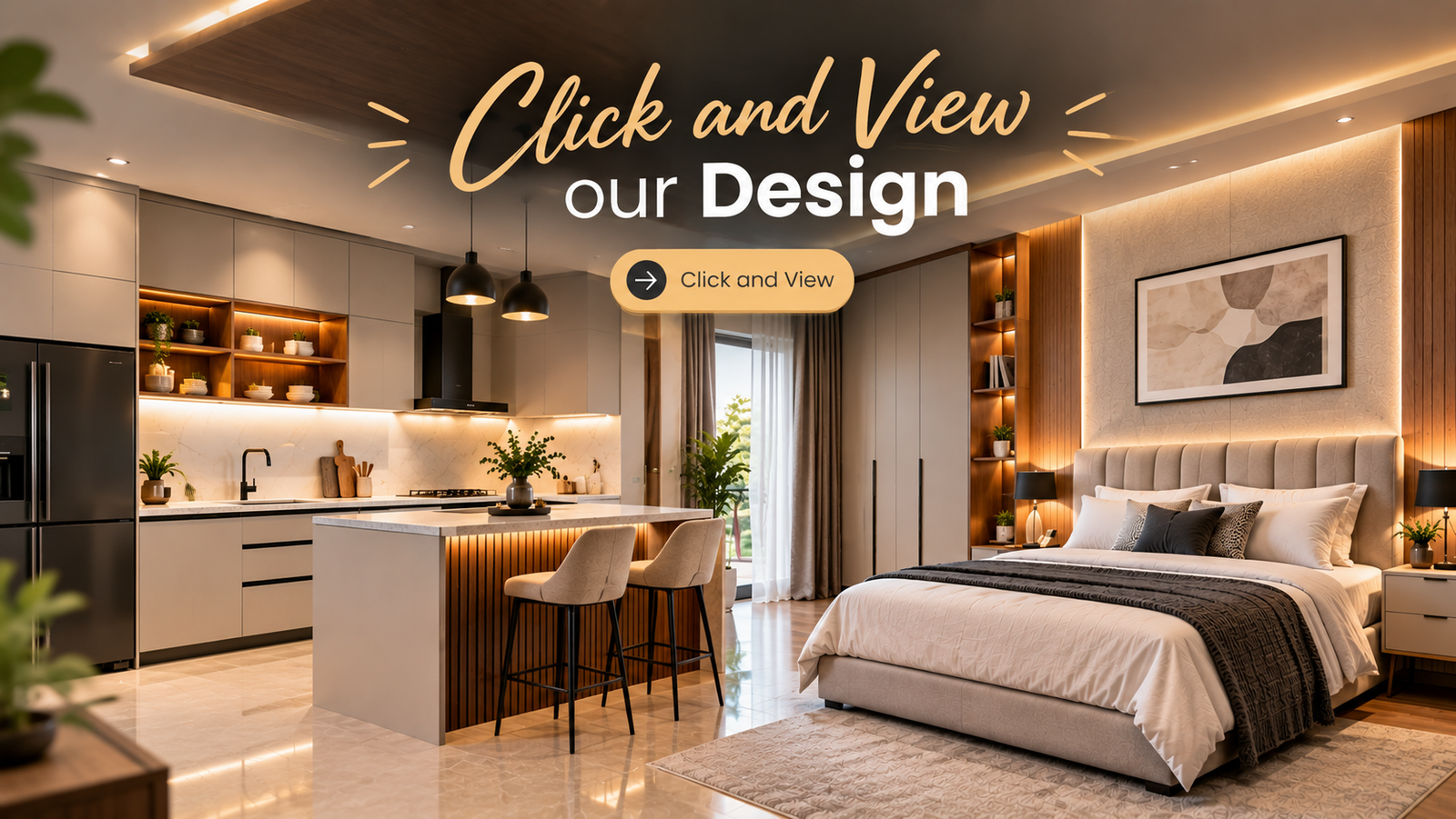 Modular kitchen, bedroom and wardrobe design ideas by Modish Ahmedabad