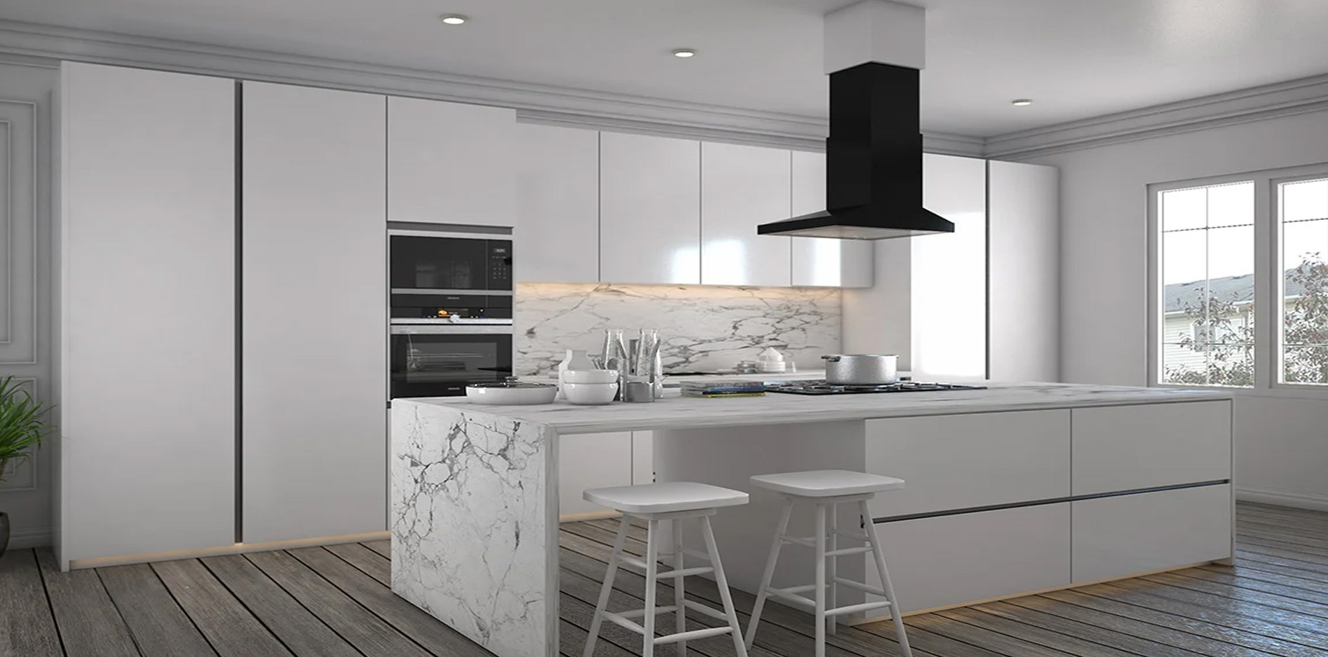 Minimalist modular kitchen Ahmedabad