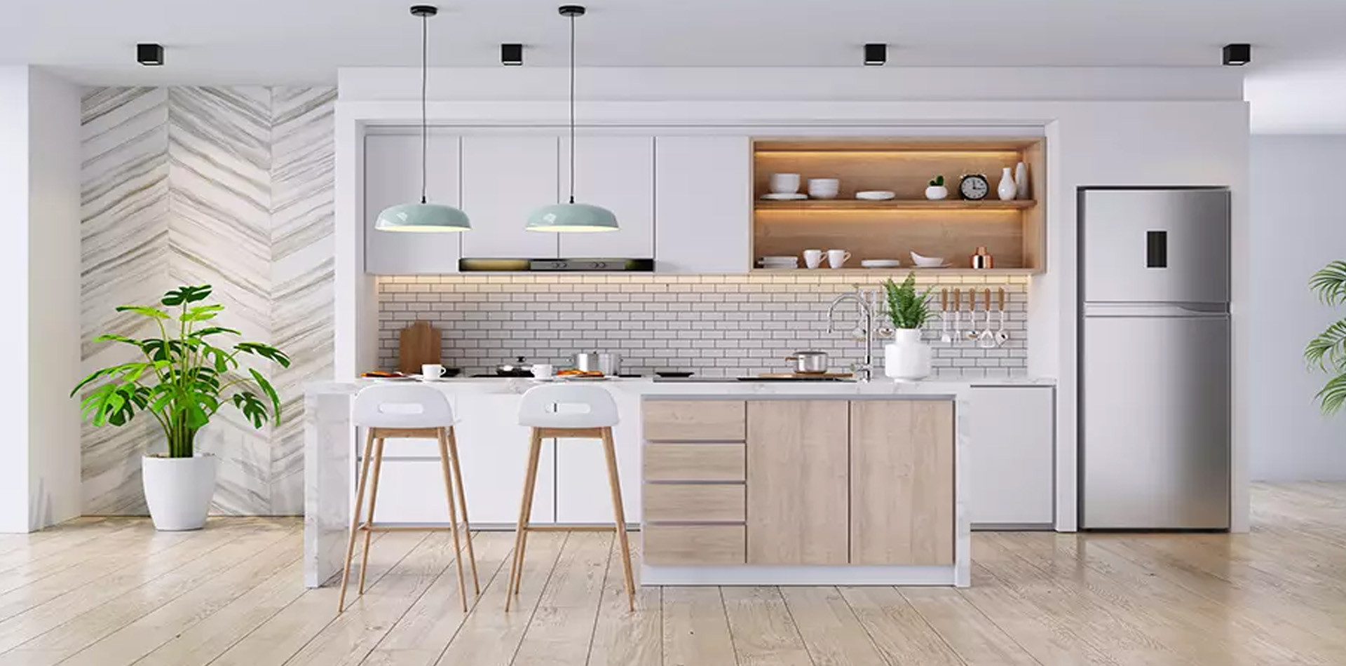 Modern kitchen layouts Ahmedabad